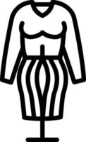 line icon for fashion vector