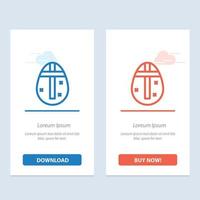 Easter Egg Egg Holiday Holidays  Blue and Red Download and Buy Now web Widget Card Template vector