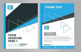 Modern Dynamic Company Profile Cover Template vector