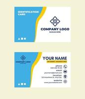 design template of business card, for business, corporate, company, business template vector