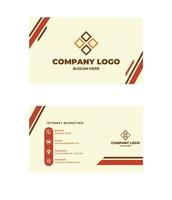 design template of business card, for business, corporate, company, business template vector