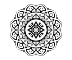 Mandala art design template vector