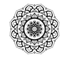 Mandala art design template vector