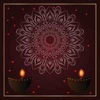 Happy Diwali art design vector