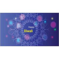 Happy Diwali art design vector