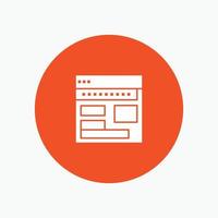 Website Browser Business Corporate Page Web Webpage vector