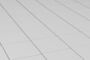 3d render. White empty geometric blocks pattern photo