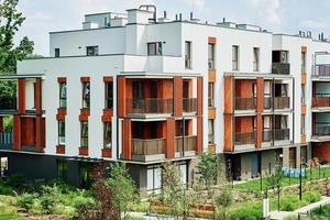 New modern complex of residential appartment in Europe photo