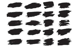 Brush stroke collection vector