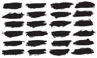 Collection of brush stock vector
