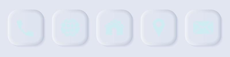 diferente tipo de conjunto de botones de interfaz de usuario moderno vector