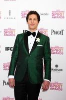 LOS ANGELES - FEB 23 - Andy Samberg attends the 2013 Film Independent Spirit Awards at the Tent on the Beach on February 23, 2013 in Santa Monica, CA photo