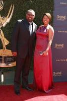 LOS ANGELES - APR 30 - Petri Hawkins-Byrd, guest at the 44th Daytime Emmy Awards - Arrivals at the Pasadena Civic Auditorium on April 30, 2017 in Pasadena, CA photo