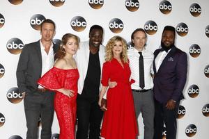 LOS ANGELES - AUG 6   Josh Randall, Erika Christensen, Adewale Akinnuoye-Agbaje, Kyra Sedgwick, Kick Gurry, Malcolm-Jamal Warner at the ABC TCA Summer 2017 Party at the Beverly Hilton Hotel on August 6, 2017 in Beverly Hills, CA photo