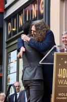 LOS ANGELES - NOV 30  Lin-Manuel Miranda, Weird Al Yankovic at the Lin-Manuel Miranda Star Ceremony on the Hollywood Walk of Fame on November 30, 2018 in Los Angeles, CA photo