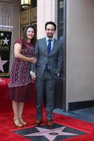 LOS ANGELES - NOV 30 - Vanessa Nadal, Lin-Manuel Miranda at the Lin-Manuel Miranda Star Ceremony on the Hollywood Walk of Fame on November 30, 2018 in Los Angeles, CA photo