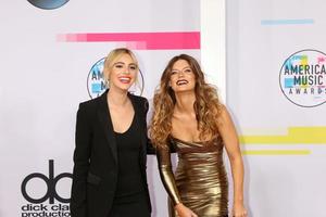 LOS ANGELES - NOV 19  LeLe Pons, Hannah Stocking at the American Music Awards 2017 at Microsoft Theater on November 19, 2017 in Los Angeles, CA photo