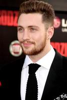 LOS ANGELES - MAY 8 - Aaron Taylor-Johnson at the Godzilla Premiere at Dolby Theater on May 8, 2014 in Los Angeles, CA photo