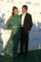 LOS ANGELES - SEP 23 - Nikki Reed, Ian Somerhalder at the 27th Environmental Media Awards at the Barker Hangaer on September 23, 2017 in Santa Monica, CA photo