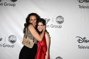 LOS ANGELES - JAN 10 - Andie McDowell, Erica Dasher arrives at the ABC TCA Party Winter 2012 at Langham Huntington Hotel on January 10, 2012 in Pasadena, CA photo