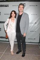 LOS ANGELES - JUN 20  Leslie Urdang, Jon Tenney at the Humans Play Opening Night at the Ahmanson Theatre on June 20, 2018 in Los Angeles, CA photo