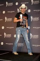 LAS VEGAS - APR 3 - Brad Paisley in the Press Room at the Academy of Country Music Awards 2011 at MGM Grand Garden Arena on April 3, 2010 in Las Vegas, NV photo
