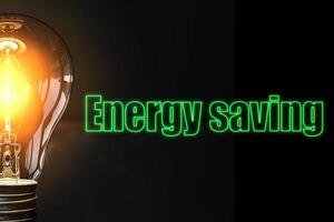 light bulb idea. electric energy saving concept photo