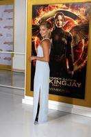 m LOS ANGELES - NOV 17 - Amy Paffrath at the The Hunger Games - Mockingjay Part 1 Premiere at the Nokia Theater on November 17, 2014 in Los Angeles, CA photo
