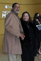 LOS ANGELES - APR 14 - Norm Nixon, Debbie Allen at the They Call Me Magic Premiere Screening at Village Theater on April 14, 2022 in Westwood, CA photo