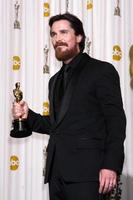 LOS ANGELES - 27 - Christian Bale in the Press Room at the 83rd Academy Awards at Kodak Theater, Hollywood and Highland on February 27, 2011 in Los Angeles, CA photo