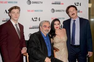 LOS ANGELES - FEB 22  Levi Meaden, Burt Reynolds, Ariel Winter, Glenn Workman at the The Last Movie Star Premiere at the Egyptian Theater on February 22, 2018 in Los Angeles, CA photo