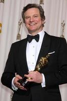LOS ANGELES - 27 - Colin Firth in the Press Room at the 83rd Academy Awards at Kodak Theater, Hollywood and Highland on February 27, 2011 in Los Angeles, CA photo