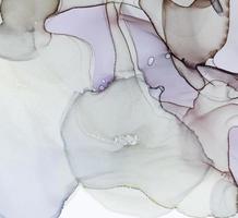 Alcohol Ink Painting. Oil Effect Abstract Print. photo