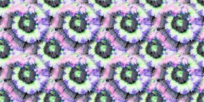 Fantasy Psychedelic Kaleidoscope. Seamless. Dyed photo