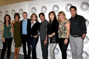 LOS ANGELES - MAY 9 - Kristian Alfonso, Lisa Rinna, Chandler Massey, Deidre Hall, Bryan Dattilo, Lauren Koslow, Alison Sweeney, Galen Gering arrives at the An Evening with DAYS OF OUR LIVES. at Paley Center For Media on May 9, 2012 in Beverly Hills, CA photo