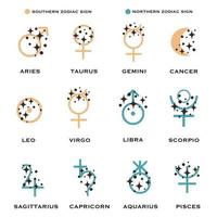 Planet Symbol Icons. Vector astrological sign for logo tattoo calendar horoscope