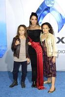 LOS ANGELES - DEC 12 Nakoa-Wolf Manakauapo Namakaeha Momoa, Lisa Bonet, Lola Iolani Momoa at the Aquaman Premiere at the TCL Chinese Theater IMAX on December 12, 2018 in Los Angeles, CA photo