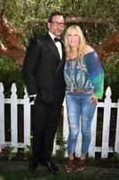 LOS ANGELES - APR 14   Lawrence Zarian, Katherine Kelly Lang at the  Home and Family  Celebrates  Bold and Beautiful s  30 Years at Universal Studios Back Lot on April 14, 2017 in Los Angeles, CA photo