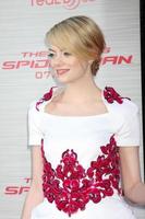 LOS ANGELES - JUN 28 - Emma Stone arrives at the The Amazing Spider-Man Premiere at Village Theater on June 28, 2012 in Westwood, CA photo