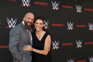 LOS ANGELES - JUN 6 - Paul Levesque, Triple H, Stephanie McMahon at the WWE For Your Consideration Event at the TV Academy Saban Media Center on June 6, 2018 in North Hollywood, CA photo