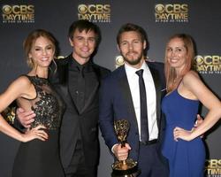 LOS ANGELES - APR 30   Kelly Kruger, Darin Brooks, Scott Clifton, Nicole Lampson at the CBS Daytime Emmy After Party at the Pasadena Conferene Center on April 30, 2017 in Pasadena, CA photo