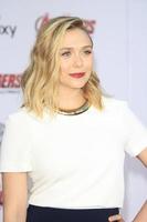 LOS ANGELES - FEB 13 - Elizabeth Olsen at the Avengers Age Of Ultron Los Angeles Premiere at the Dolby Theater on April 13, 2015 in Los Angeles, CA photo