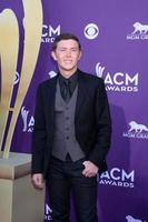 LAS VEGAS - APR 1 - Scotty McCreery arrives at the 2012 Academy of Country Music Awards at MGM Grand Garden Arena on April 1, 2010 in Las Vegas, NV photo