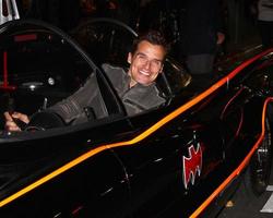 LOS ANGELES - MAR 21 - Antonio Sabato Jr. in the Batmobile at the Batman Product Line Launch at the Meltdown Comics on March 21, 2013 in Los Angeles, CA photo