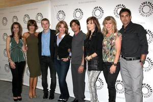 LOS ANGELES - MAY 9 - Kristian Alfonso, Lisa Rinna, Chandler Massey, Deidre Hall, Bryan Dattilo, Lauren Koslow, Alison Sweeney, Galen Gering arrives at the An Evening with DAYS OF OUR LIVES. at Paley Center For Media on May 9, 2012 in Beverly Hills, CA photo