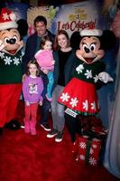 LOS ANGELES - DEC 11 - Alyson Hannigan, Alexis Denisof, Satyana Denisof, Keeva Denisof at the Disney on Ice Red Carpet Reception at the Staples Center on December 11, 2014 in Los Angeles, CA photo