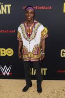 los angeles - 29 de febrero - shaka smith en el estreno de andre the giant hbo en el cinerama dome el 29 de febrero de 2018 en los angeles, ca foto