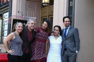 LOS ANGELES - NOV 30 - Vanessa Nadal, Lin-Manuel Miranda, Family at the Lin-Manuel Miranda Star Ceremony on the Hollywood Walk of Fame on November 30, 2018 in Los Angeles, CA photo