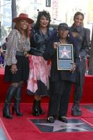 LOS ANGELES - NOV 8 - Mona Scott-Young, Lizzo, Missy Elliott, Ciara at the Missy Elliott Star Ceremony on the Hollywood Walk of Fame on November 8, 2021 in Los Angeles, CA photo