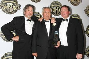 LOS ANGELES - FEB 15 - Peter Farrelly, Matthew Leonetti, Bobby Farrelly at the 2015 American Society of Cinematographers Awards at a Century Plaza Hotel on February 15, 2015 in Century City, CA photo